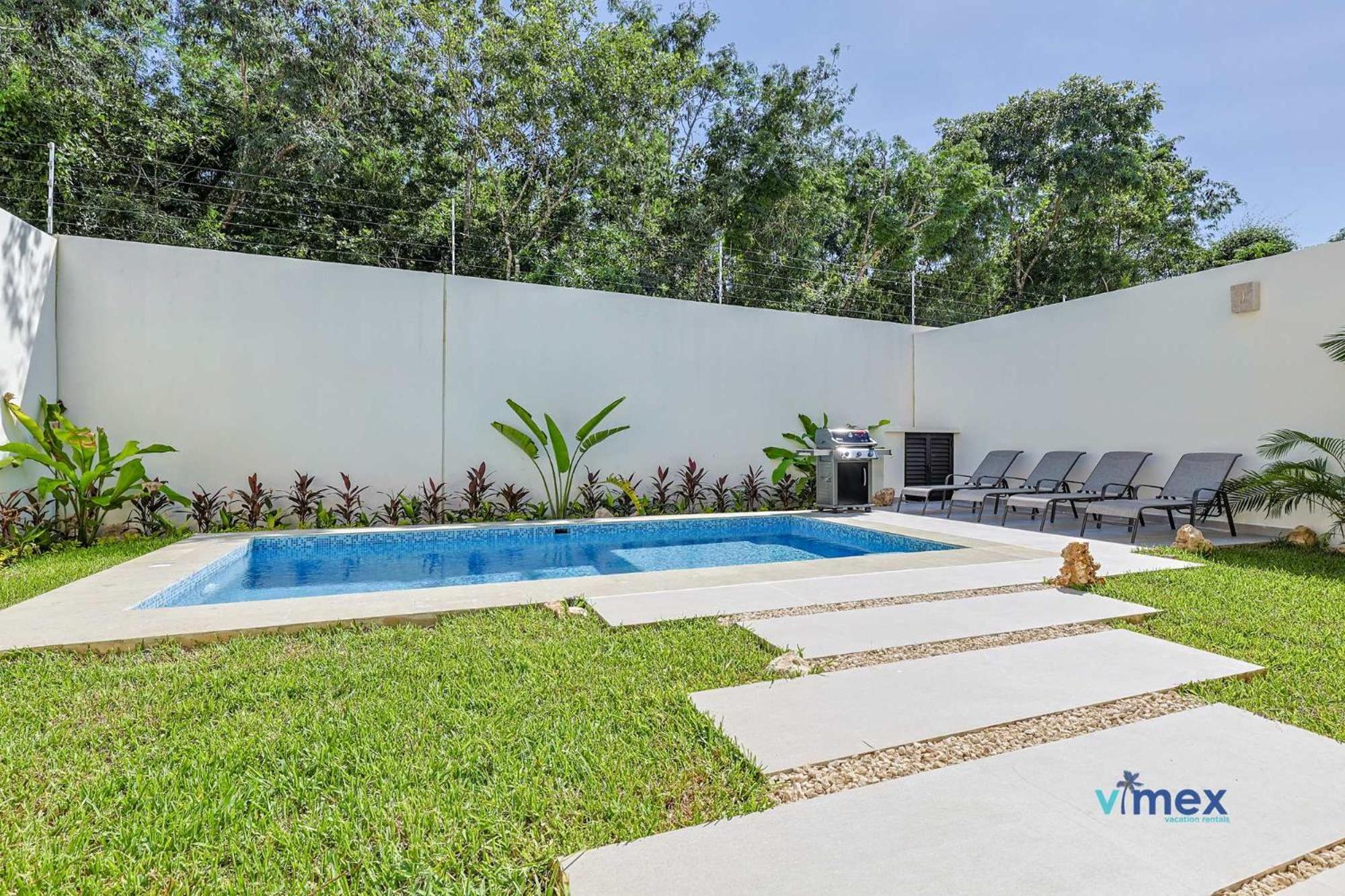 Modern Townhouse With Private Pool And Bbq Area * Playa del Carmen