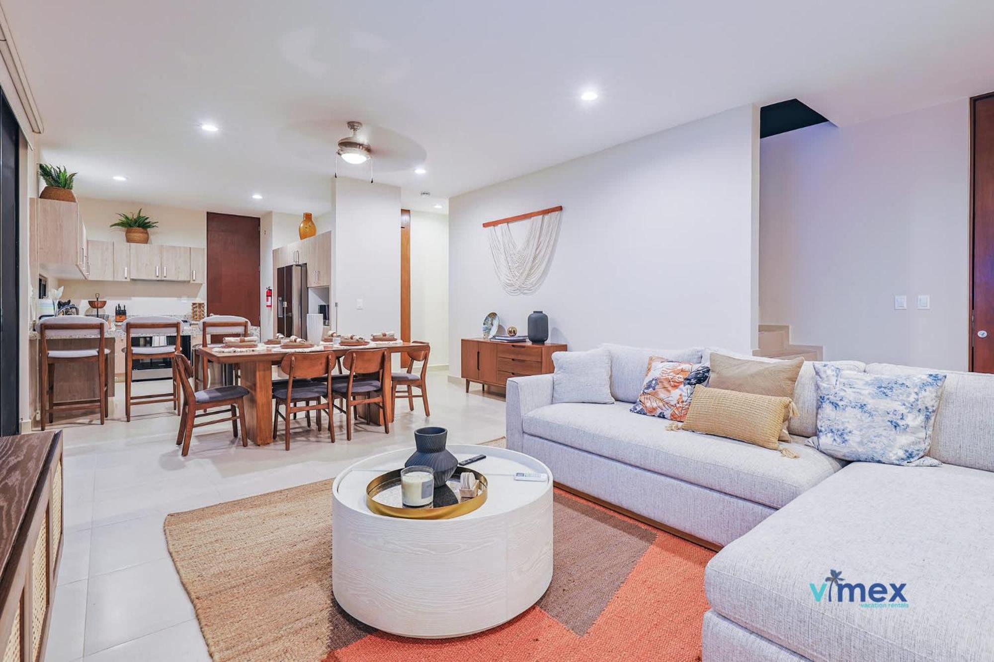 Сasa de vacaciones Modern Townhouse With Private Pool And Bbq Area
