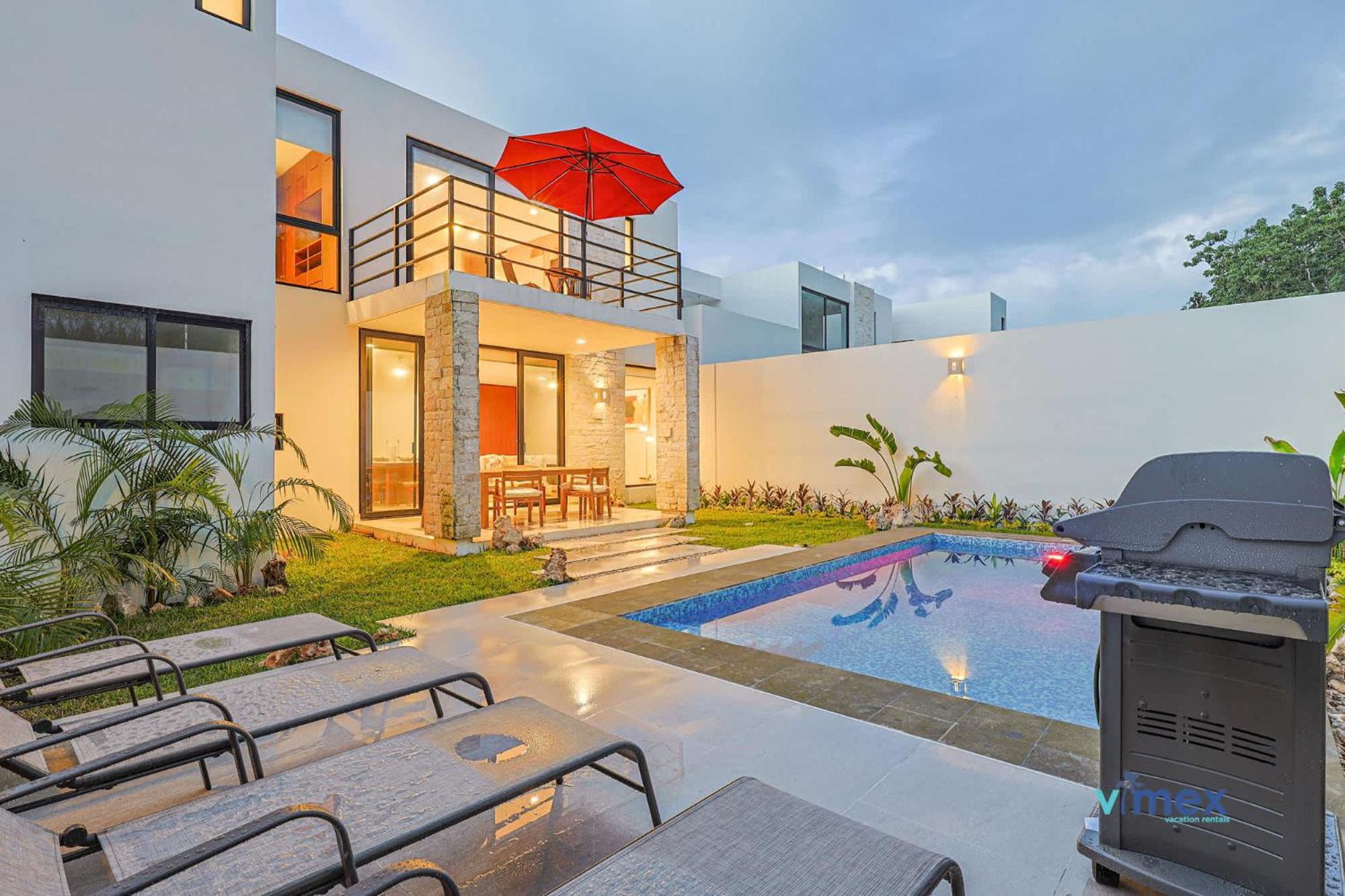 Modern Townhouse With Private Pool And Bbq Area *